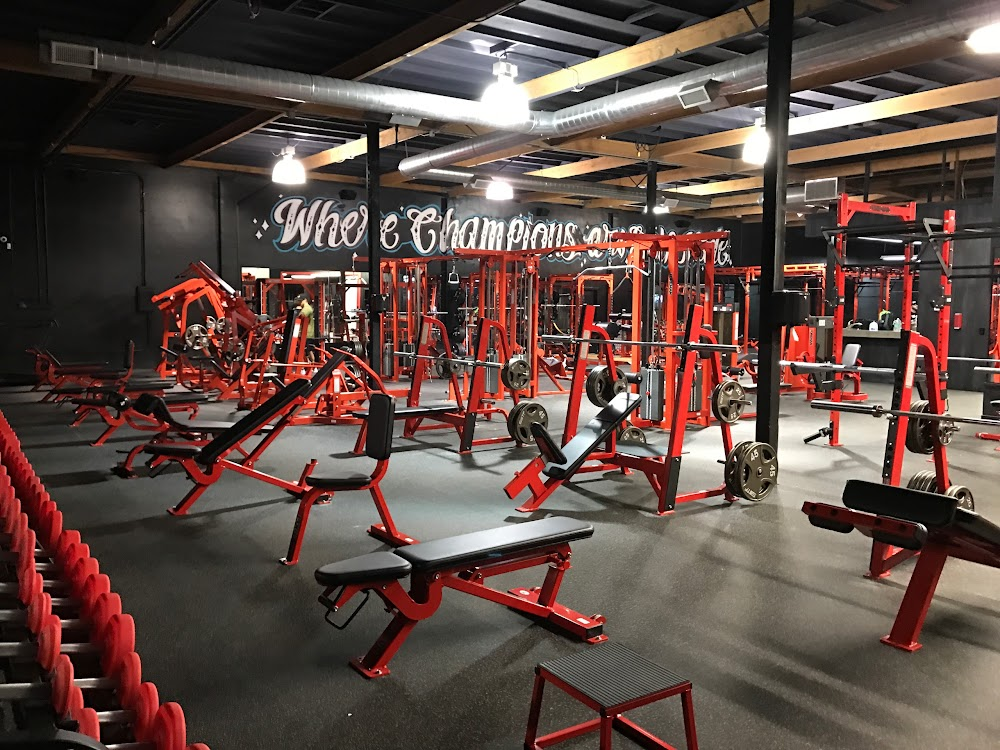 Wide view of the Ambition training floor in Costa Mesa